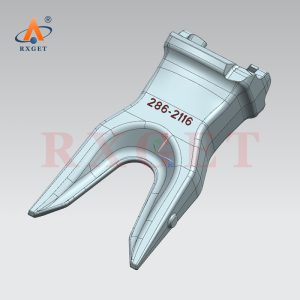 286-2116 卡特款式 K110系列挖掘机/装载机铲斗齿, 双虎牙齿尖