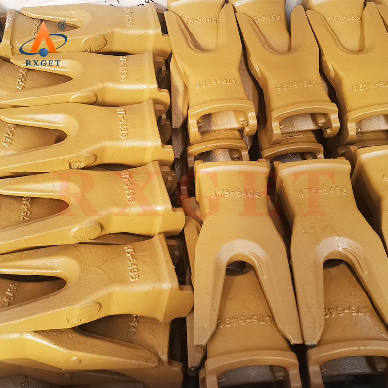 475-5496 卡特款式 K100系列挖掘机/装载机铲斗齿, 双虎牙齿尖