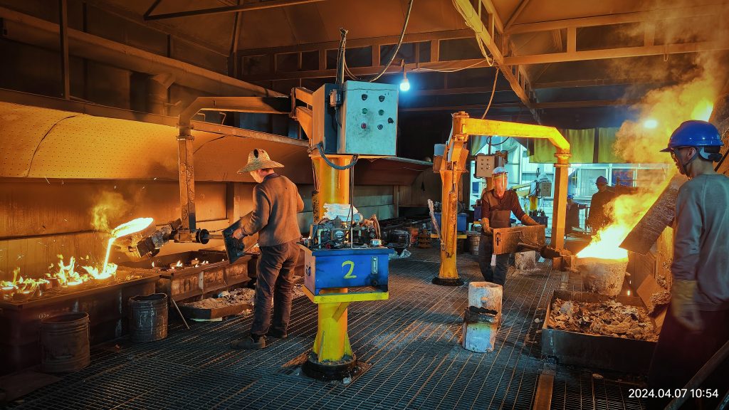 覆膜砂壳型浇铸线